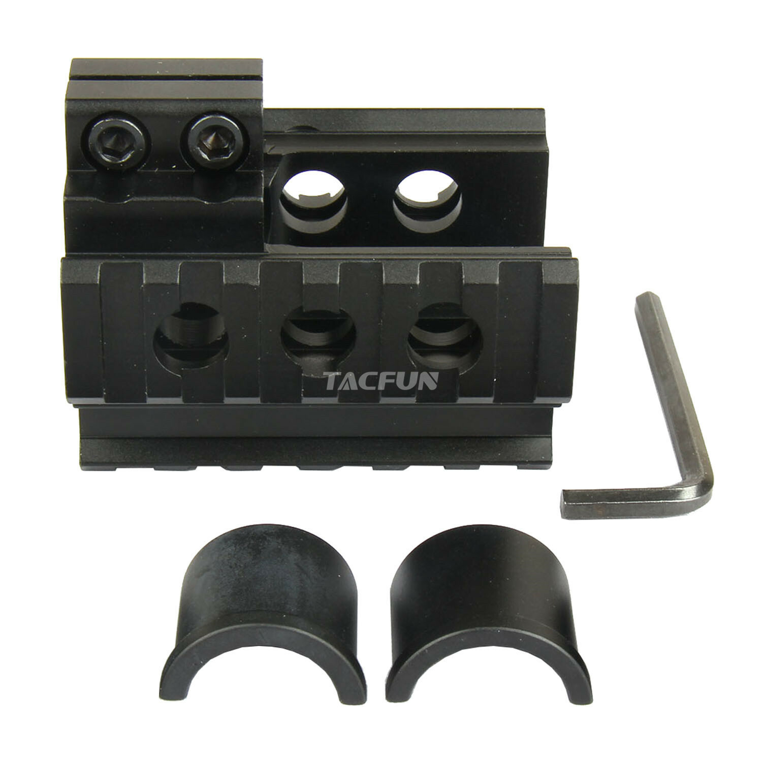 Tri Rail BR Mount w/ Spacers for Front Sight Attachment
