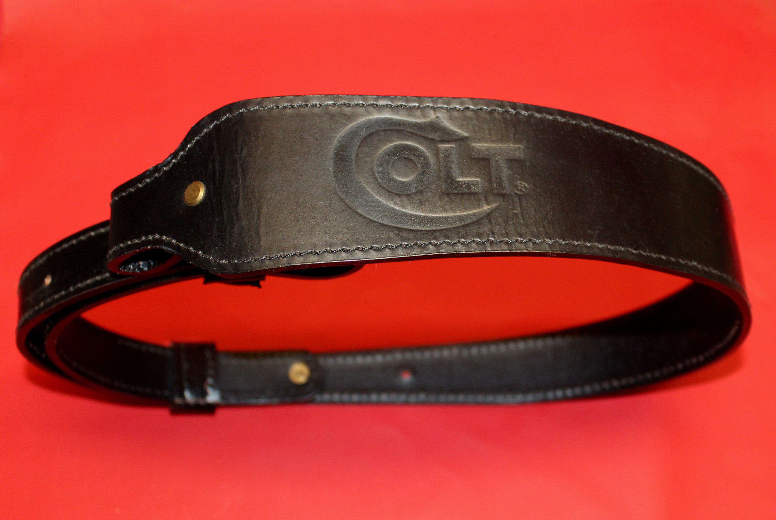 Colt / Sauer Rifle Real Leather Sling Black
