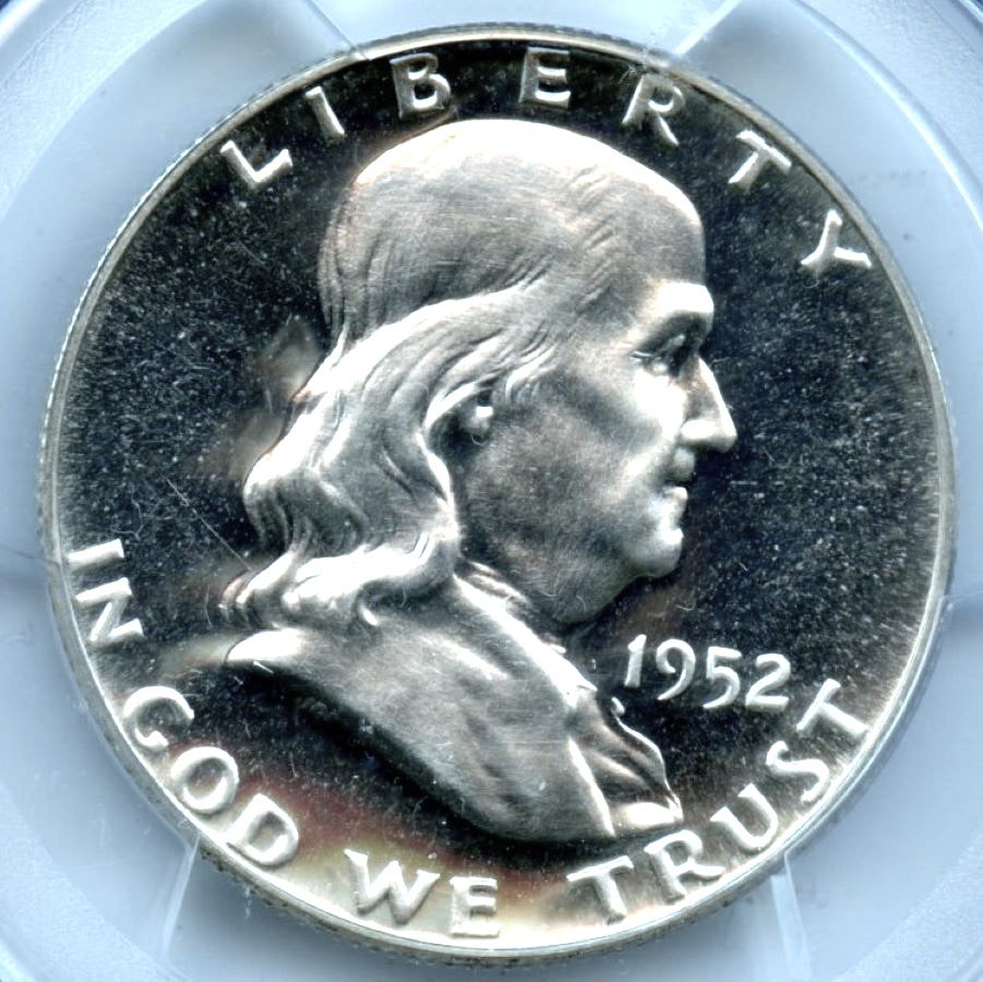 1952 Franklin Half Dollar, PCGS PR67