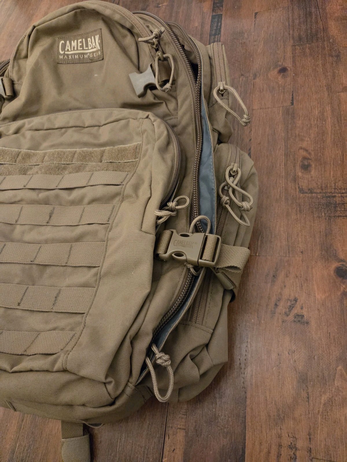 Camelbak Maximum Gear BFM Large Tactical Backpack Gray Hiking NO BLADDER EUC
