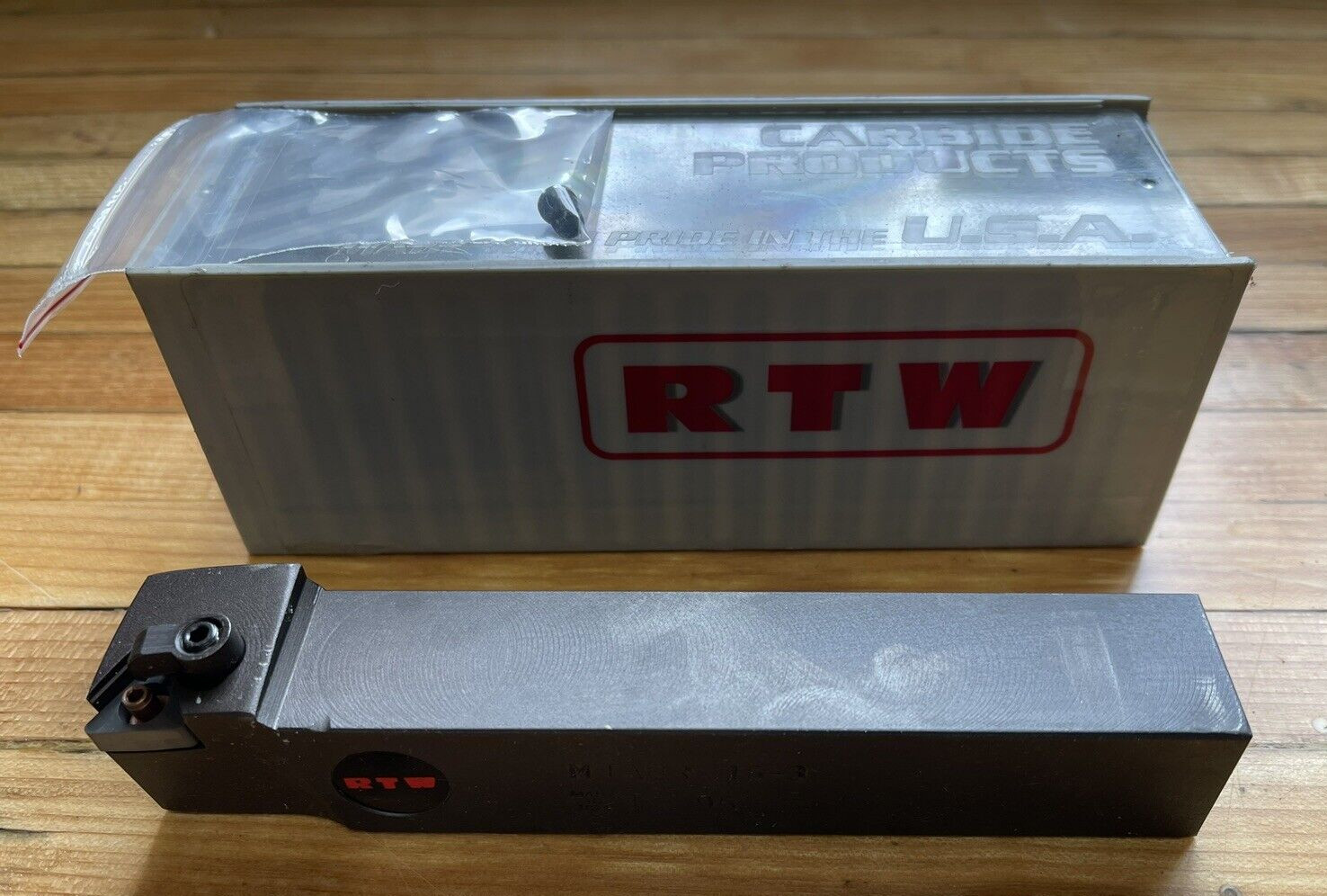 RTW MTANR 16-3 Indexable Toolholder 1" Sqr. Shank Right Handed 6"OAL w/ Orig Box