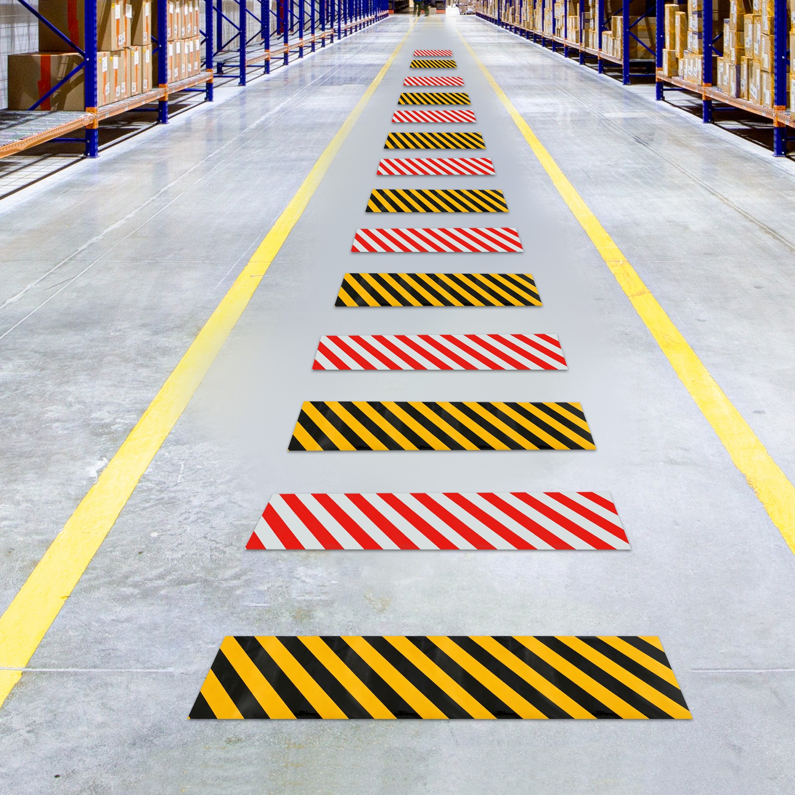 Hazard Warning Reflective Tape, Adhesive Reflective Tape, Safety Reflective Tape