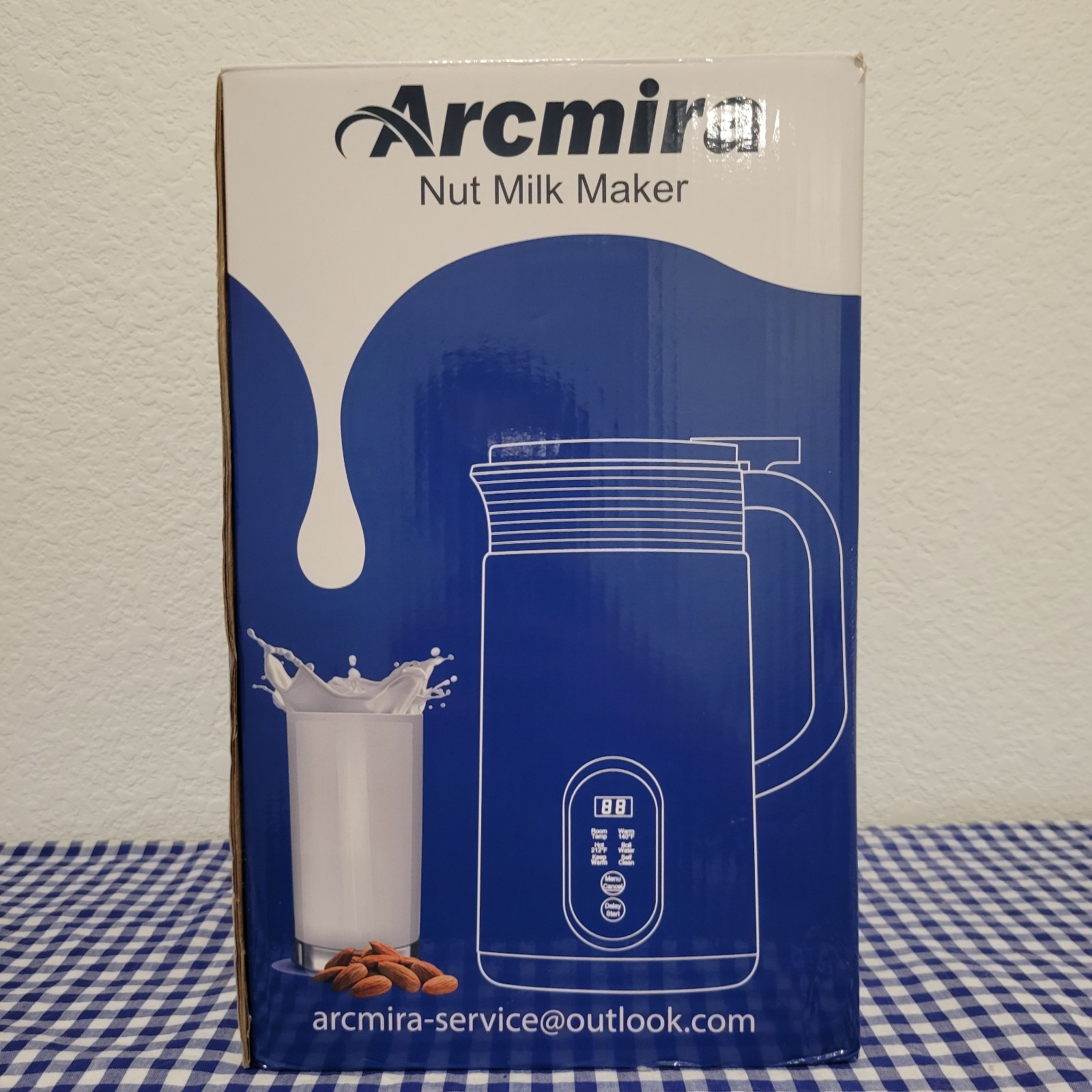 Open Box/Unused Arcmira Nut Milk Maker HB-B6K 600ml, Green w/ Automatic Shut-Off