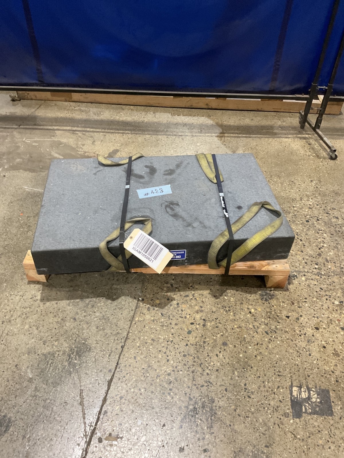 PRECISION GRANITE 45" x 28" x 6" Granite Surface Plate Inspection Bench USED