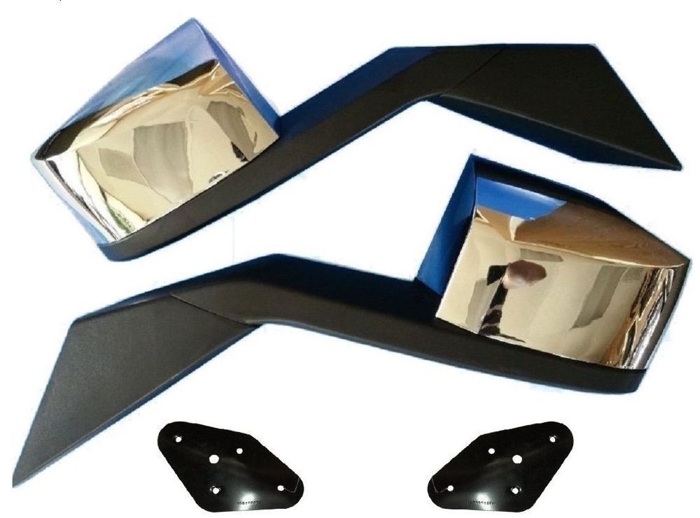 VOLVO Truck Hood Mirror Chrome  Set Vn Vnl UNIVERSAL YEARS