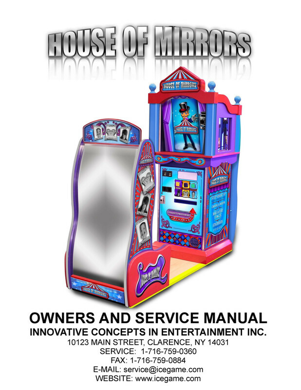 House Of Mirrors Photograph Owners Operation/Service/Repair Manual ICE Photo Xx