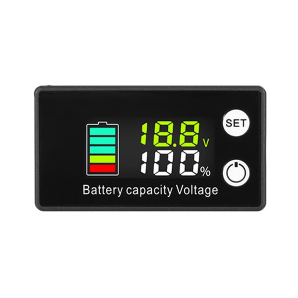 DC768V Voltmeter Voltage Gauge for Car and Motorcycle 12V Battery Indicator