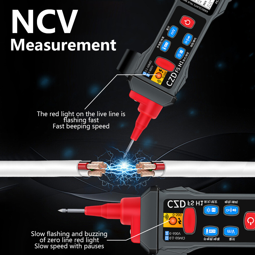 Digital Multimeter Voltmeter Smart SMD Tester AC DC Ammeter Diode Tester Meter