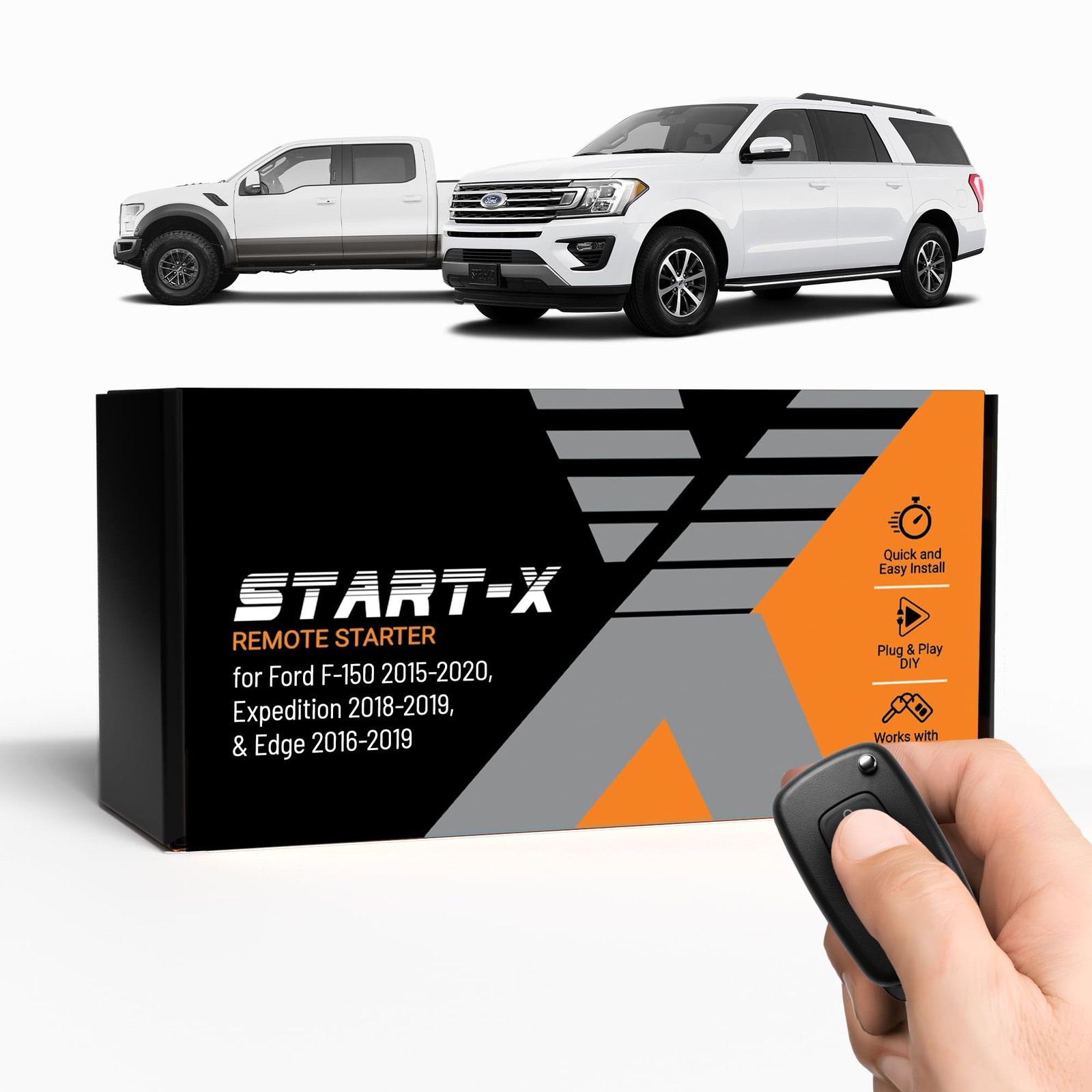 Start-X Remote Starter Kit for F-150 (2015-2020), Edge (2016-2019) &...