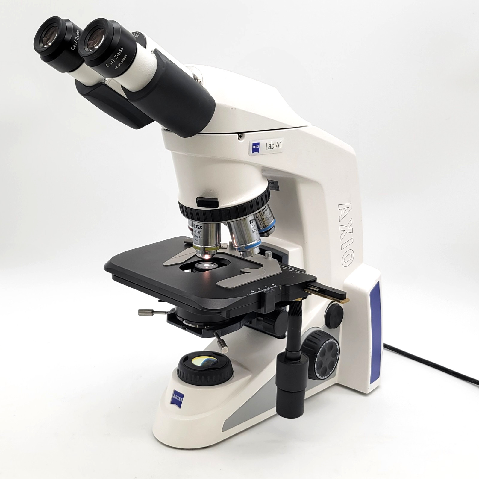 Zeiss Microscope Axio Lab.A1 with 50x and 100x Oil Axiolab A1
