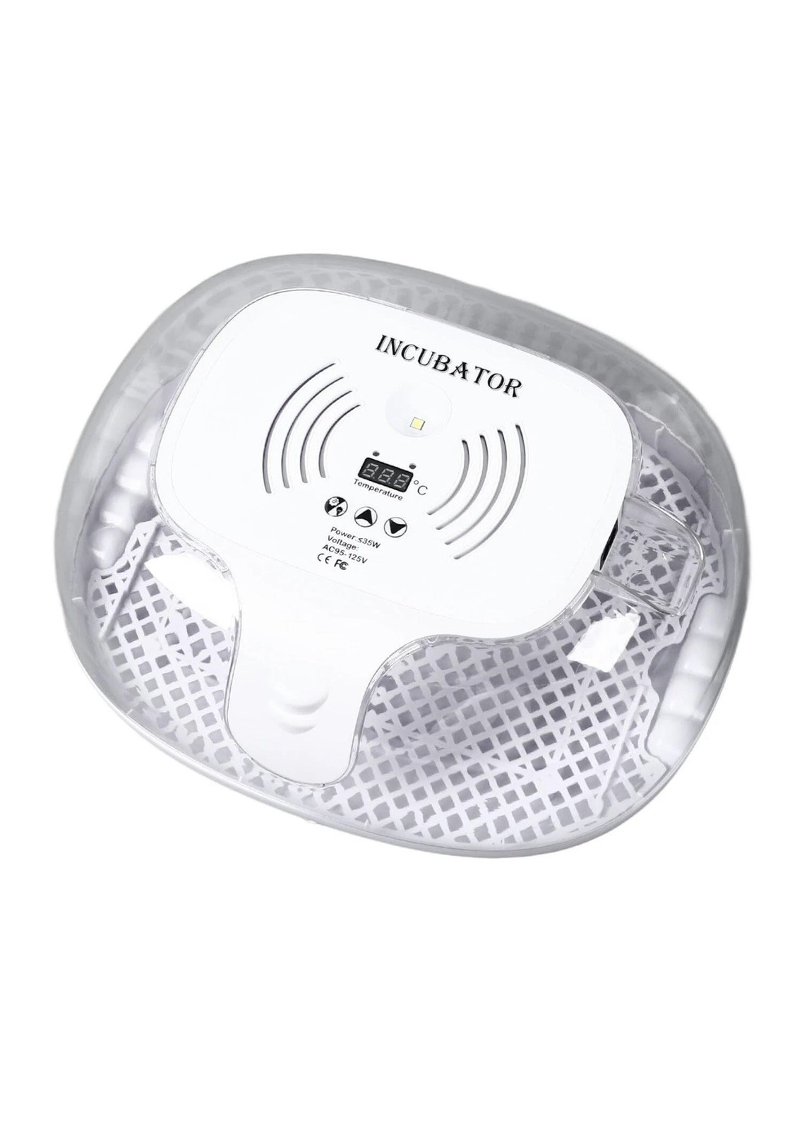 Automatic Egg Flipper LED Egg Candle, Adjustable Egg Tray - Open Box