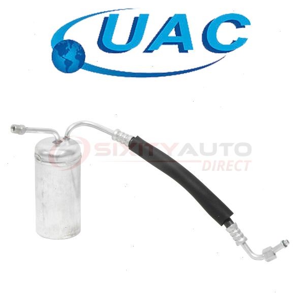 UAC AC Receiver Drier with Hose Assembly for 1991-1992 Saturn SC - Heating gx