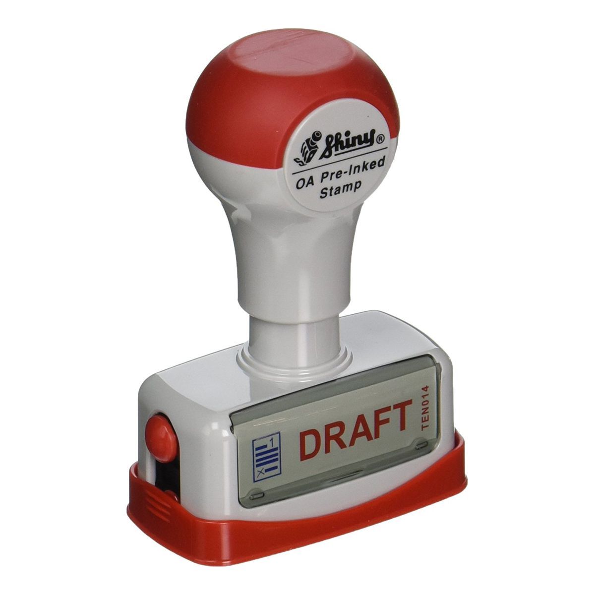 DRAFT Two Color Preinked Title Stamp by Shiny (TEN014)