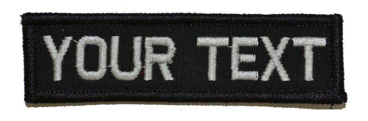 Custom 4x12 Military//Police Patch Hook Backing