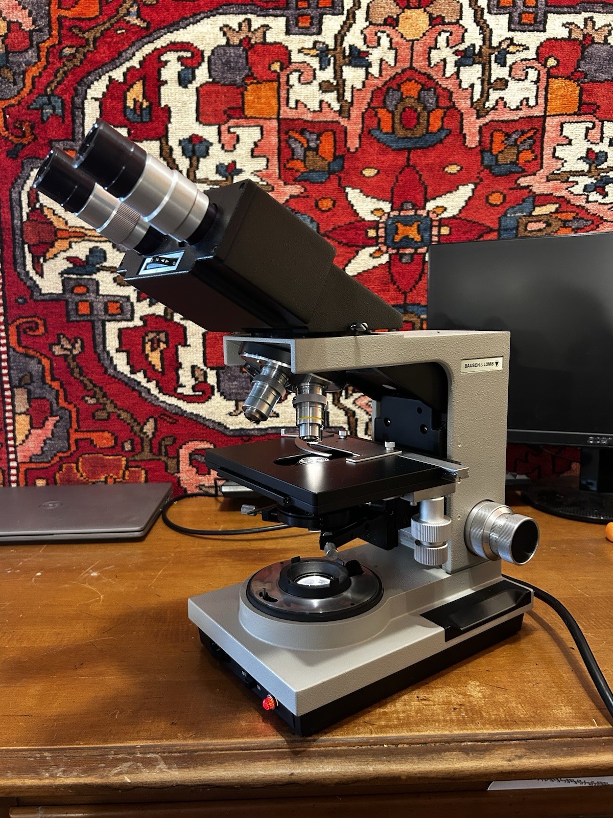 Bausch & Lomb Balplan 20 Lab Microscope - Fully Working (Plan Lenses)
