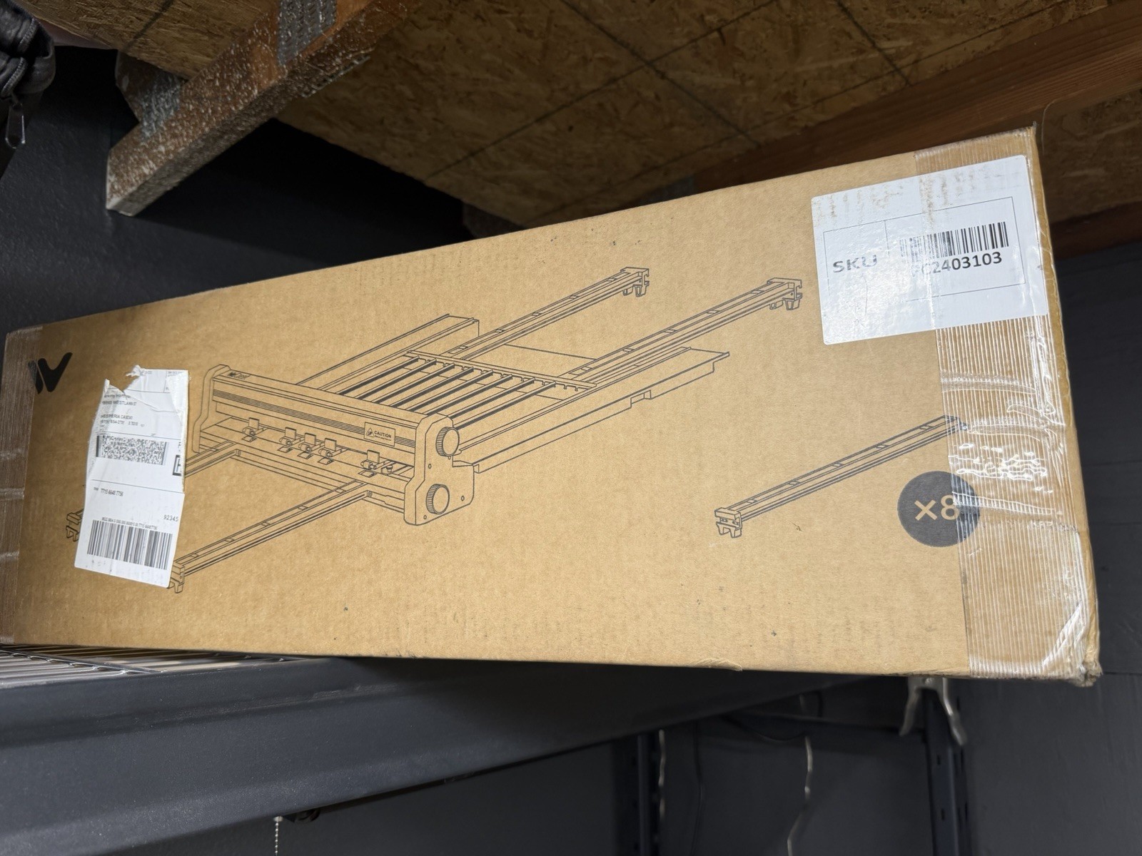 WECREAT 137" Automatic Conveyor Feeder Extension Kit For Laser Engraver IN BOX