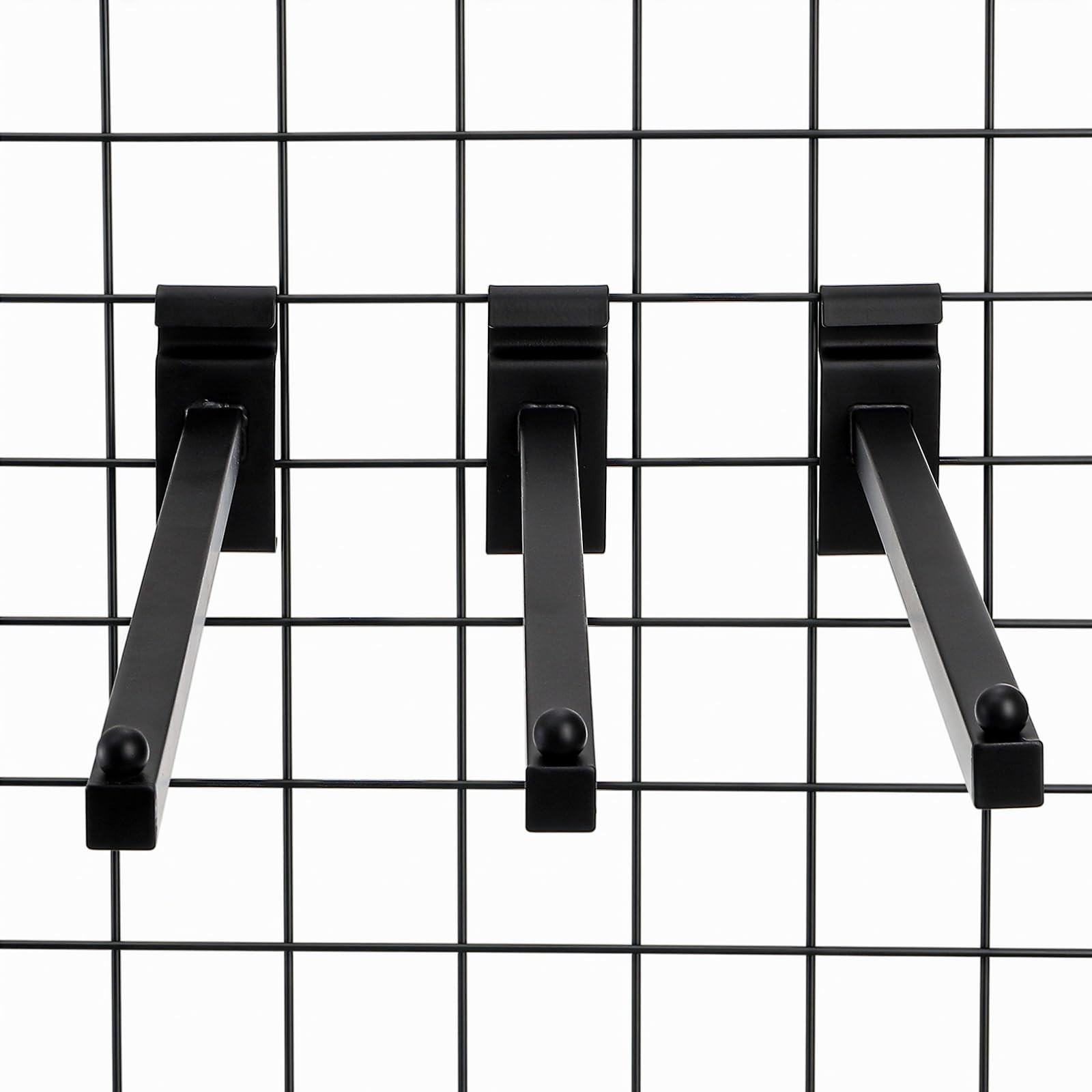 Gridwall Waterfall Hooks 12 Inch Clothing Hangers Wire Panel Bracket 10 PCS