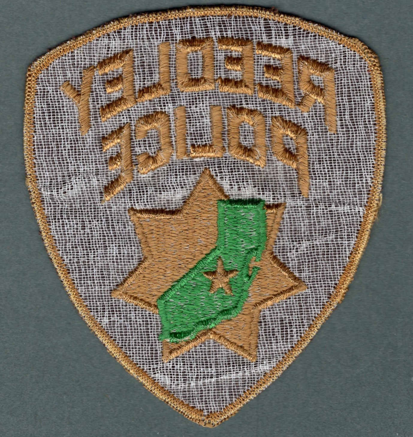 Reedley California Police Patch