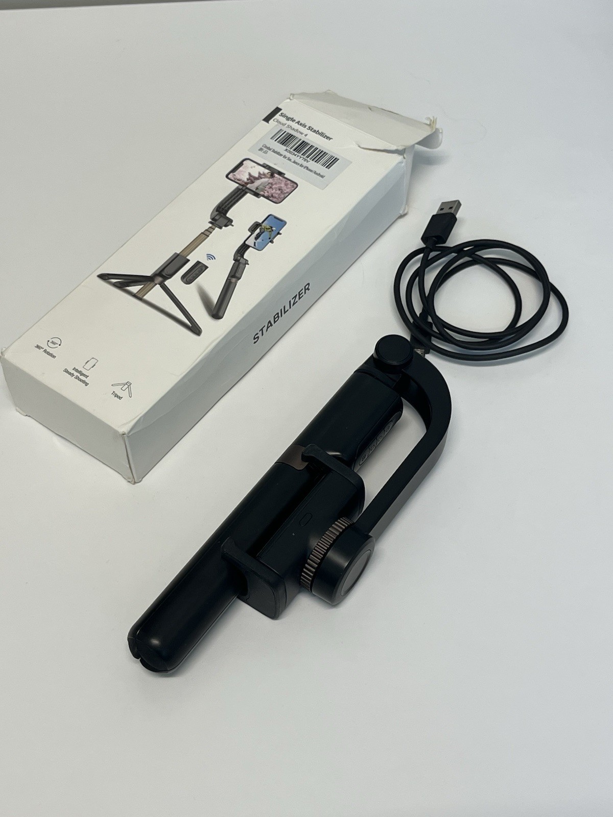 Cloud Shadow 4 Single Axis Stabilizer 360 Rotation Remote & Tripod Black/Golden