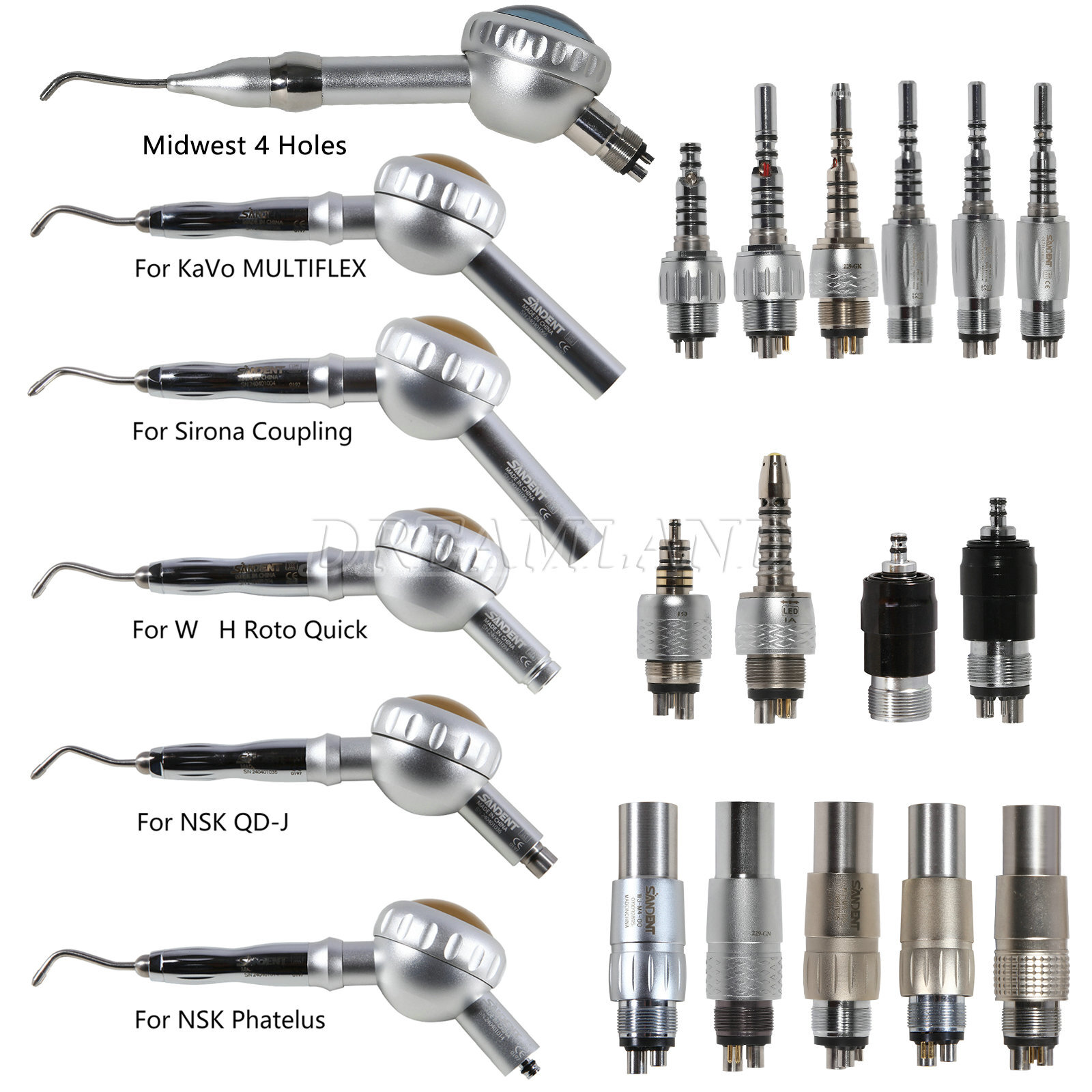 Sale Hygiene Air Flow Tooth Polishing Polisher Prophy Handpiece fit KaVo NSK