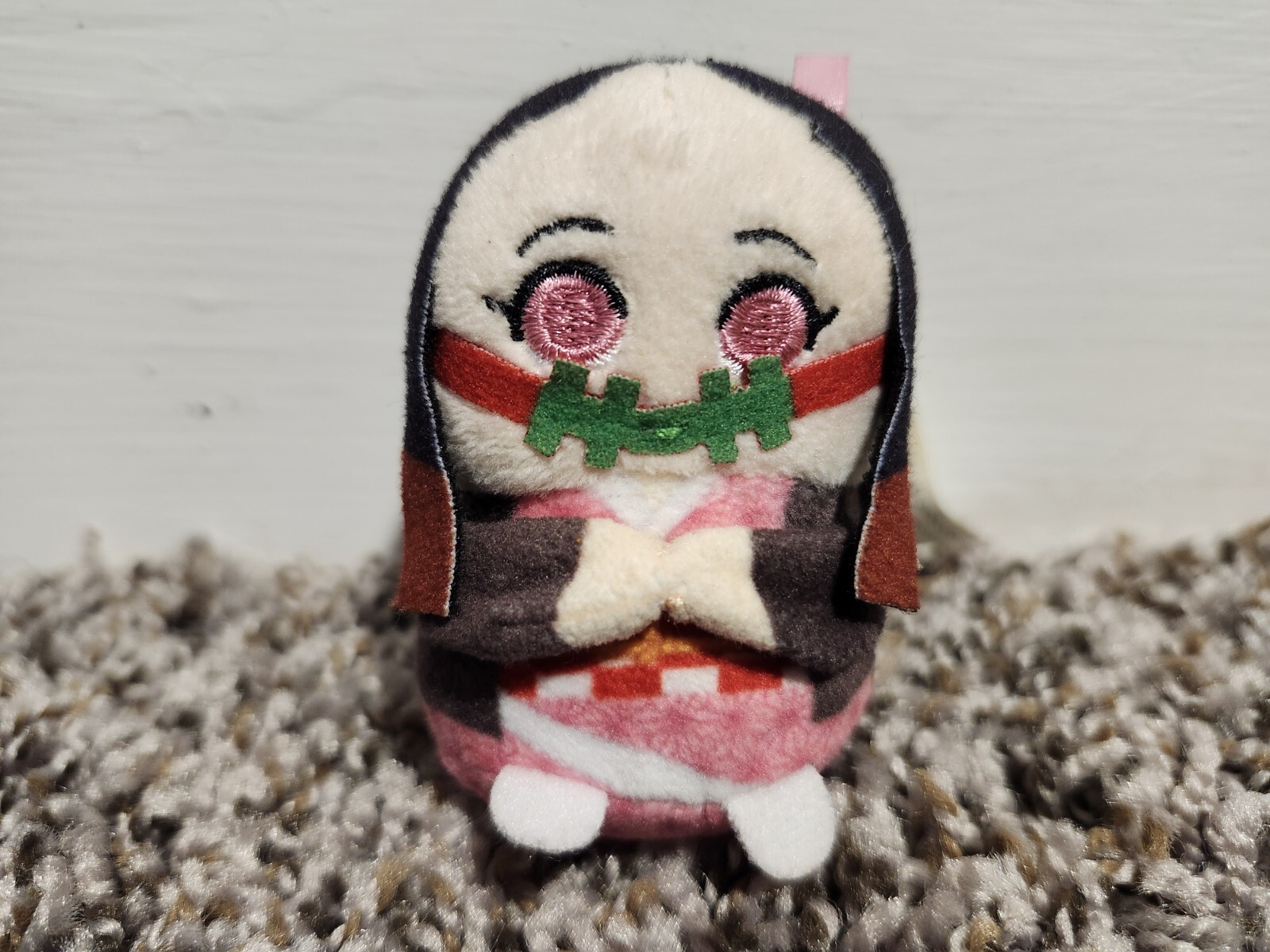 Demon Slayer Kamado Nezuko Cosplay Plush Doll Cute Pendant Toys Mascot Gift