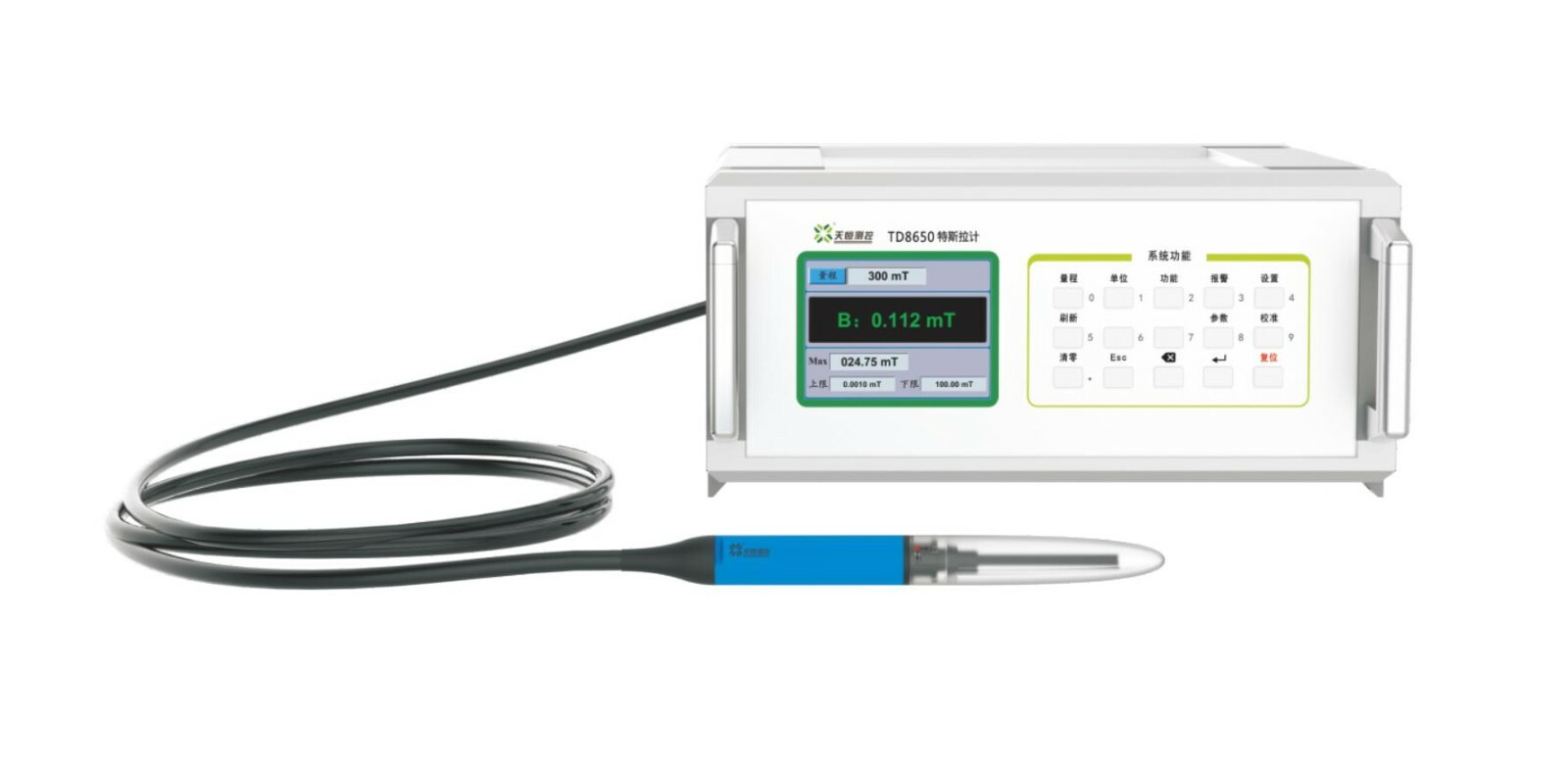 Permanent Magnet Gauss Meter Tesla Tester Surface Magnetic Field Test 3600 mT