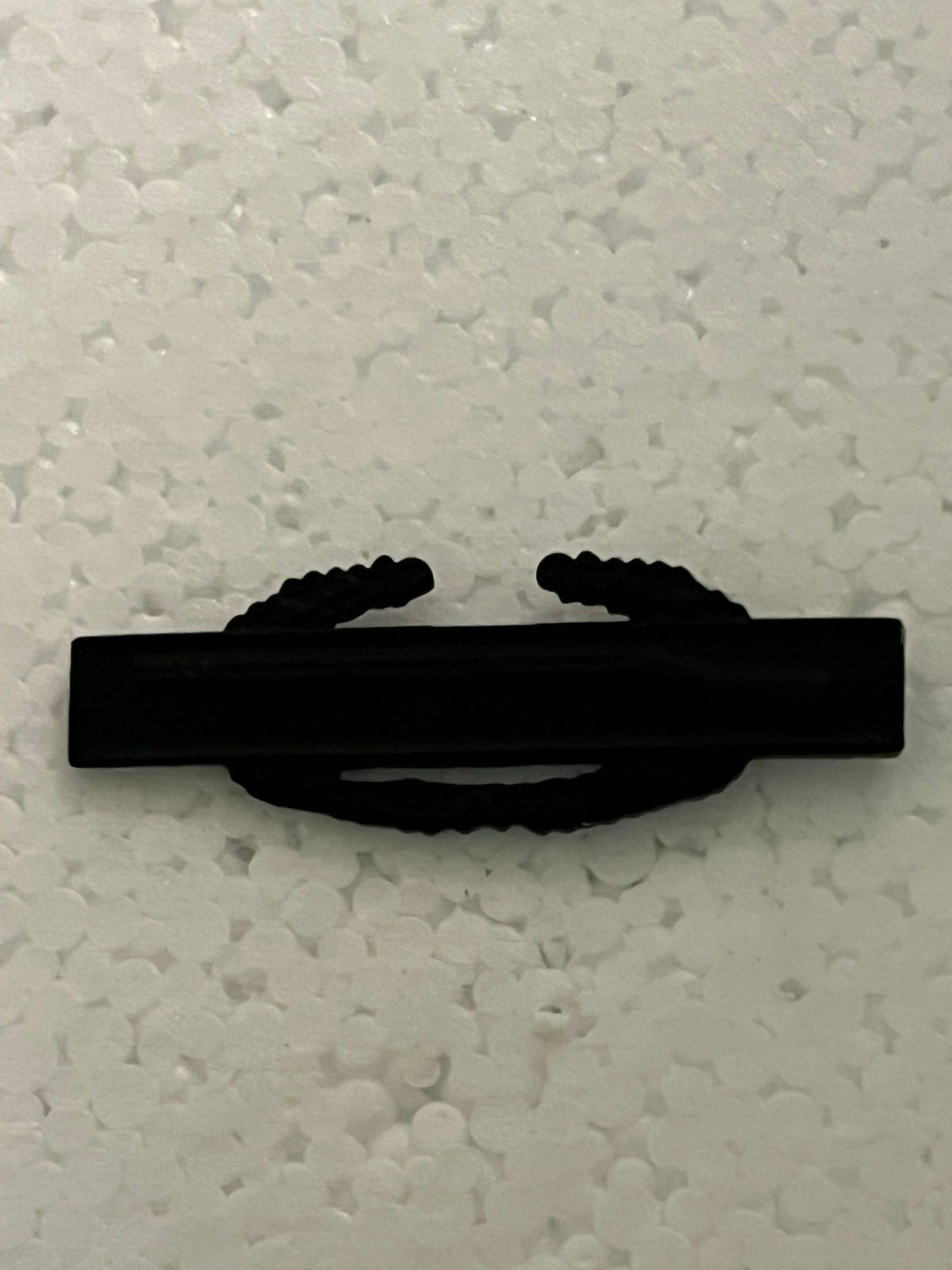 US ARMY COMBAT INFANTRY BADGE  SUBDUED BLACK MEASURES 2 INCHES