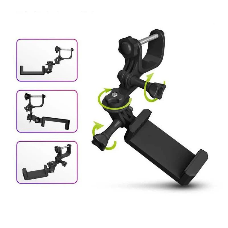 Streamer Support Set for Arch LED Lamp: Action Cam and Phone Mount