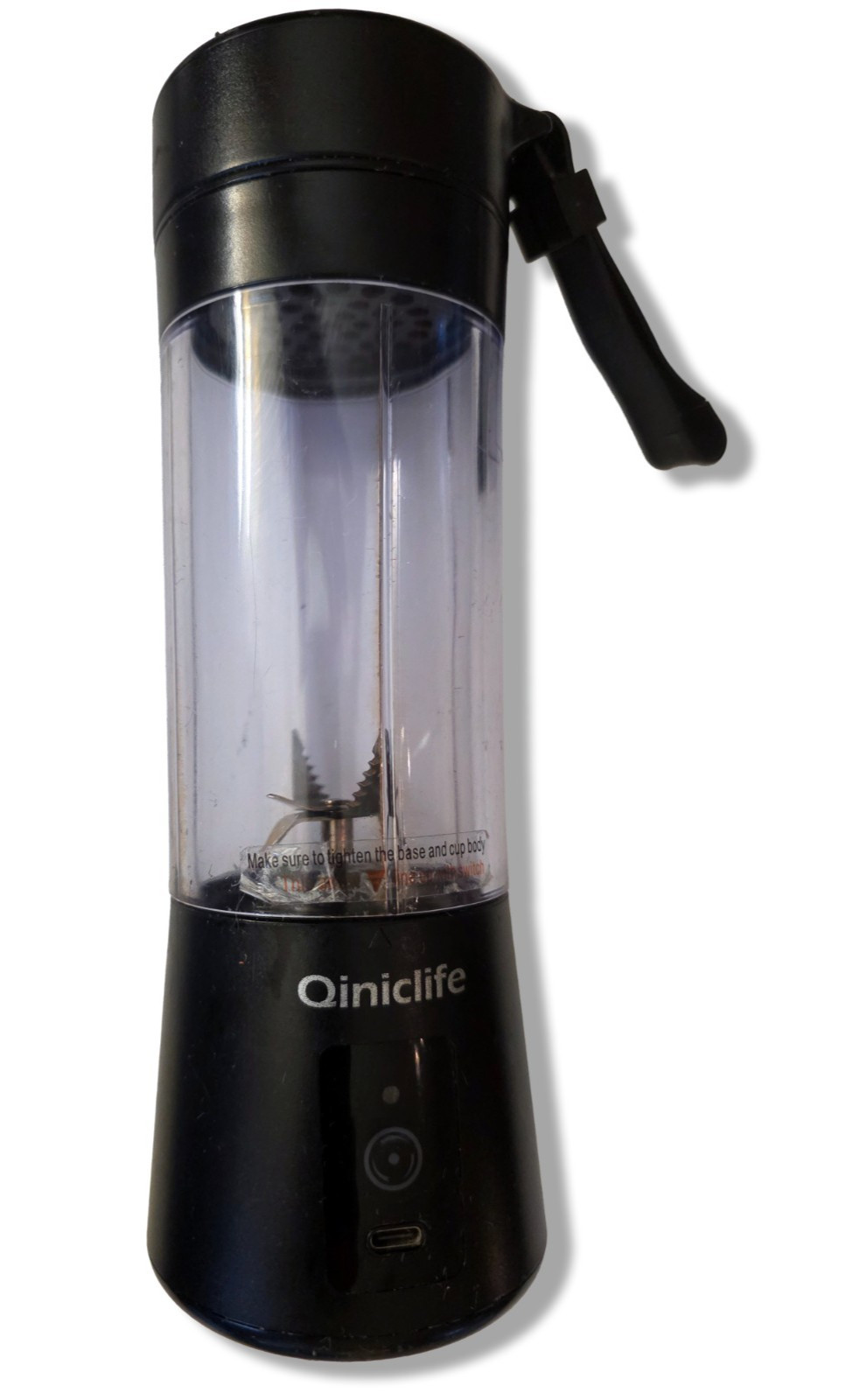 Qiniclife Personal Portable Blender - Black - Excellent Used Free Shipping