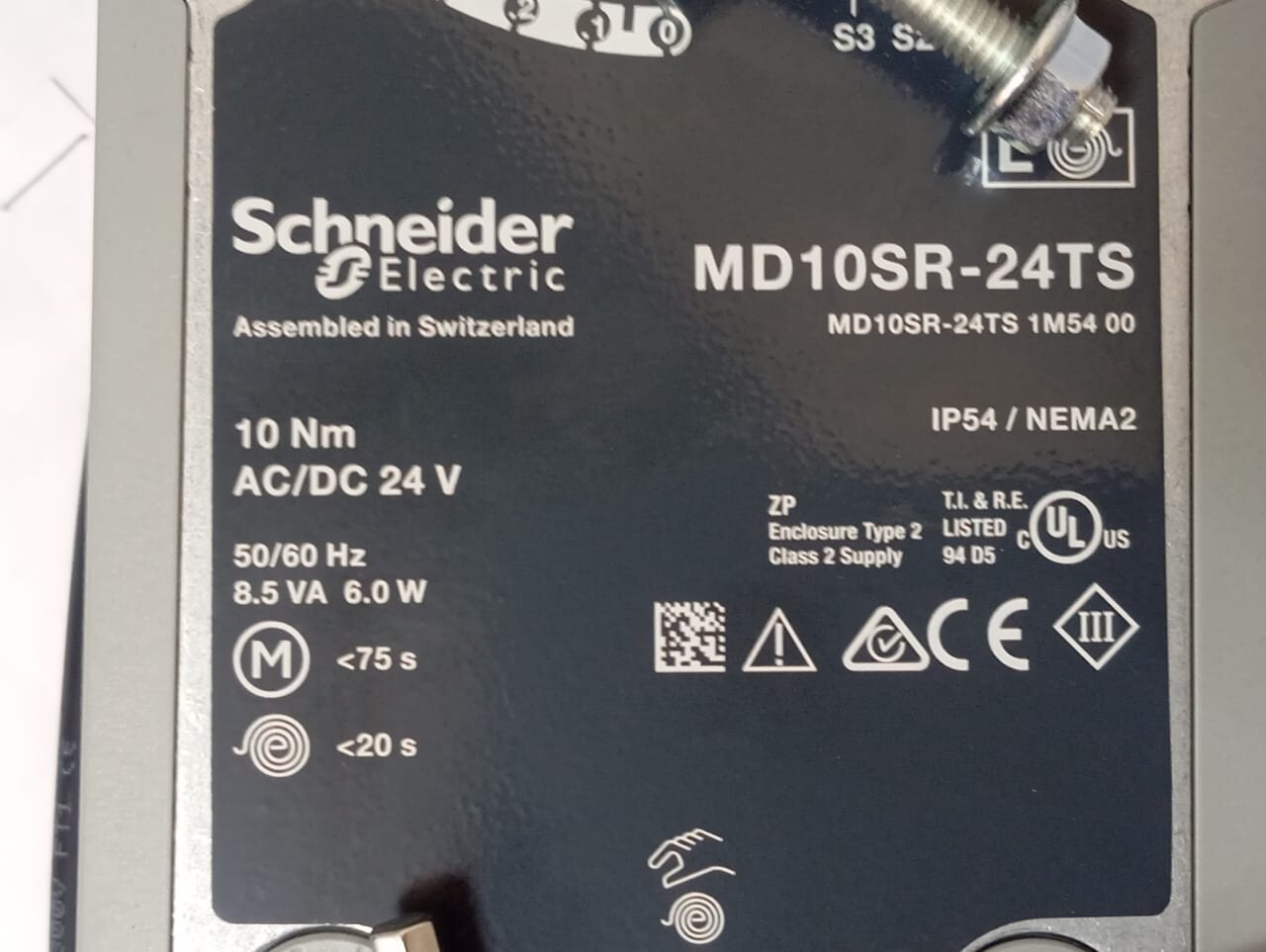 Schneider Electric / Damper Actuator / MD10SR-24TS