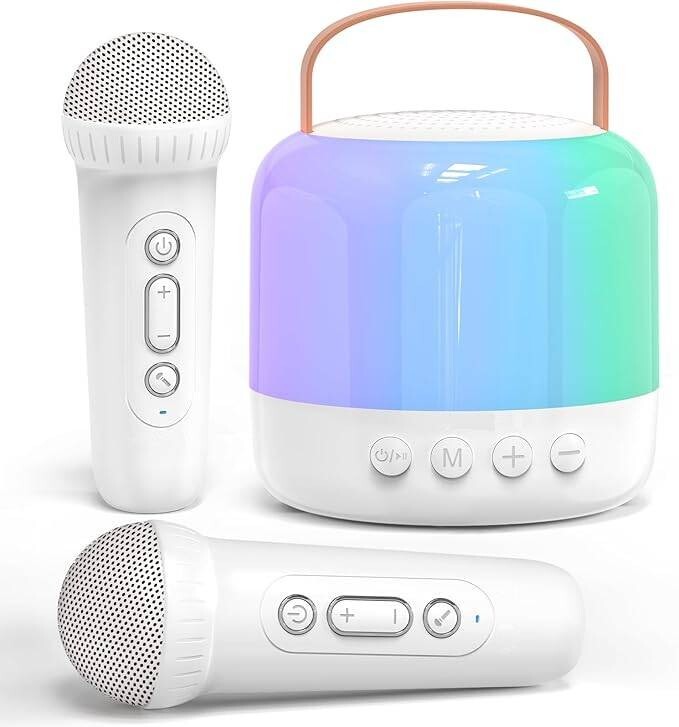 Mini máquina de karaoke para niños y adultos, altavoz de karaoke Bluetooth.neuvo