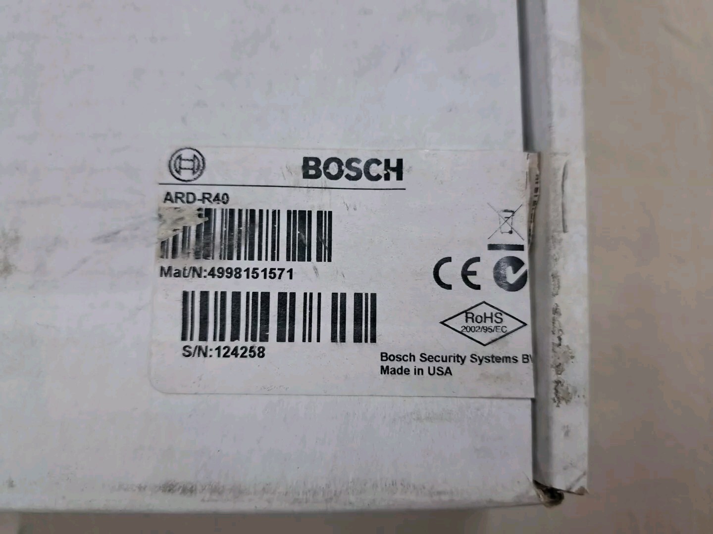 BOSCH ARD-R40 - iCLASS/MIFARE Reader FREE SHIPPING!!