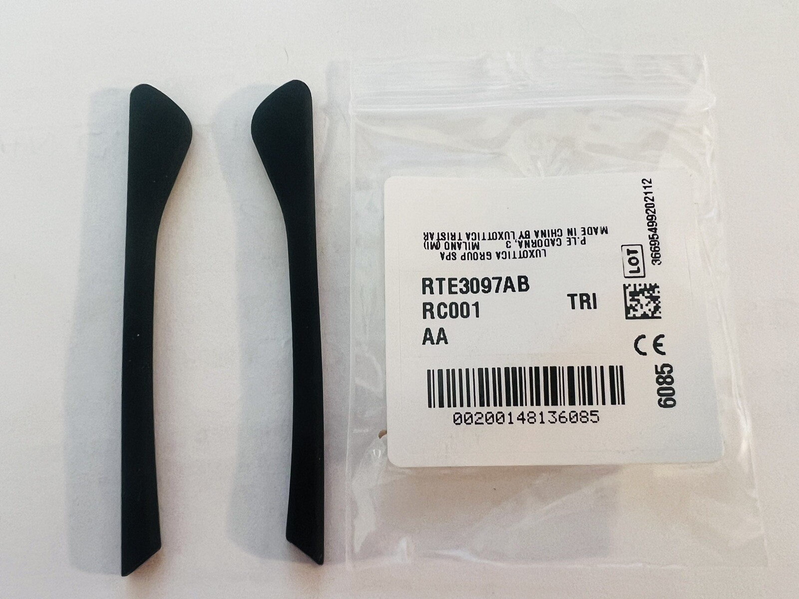 NEW OAKLEY AIRDROP OR TAILDROP AUTHENTIC BLACK EAR SOCKS OX8046 OX8121 OX8104