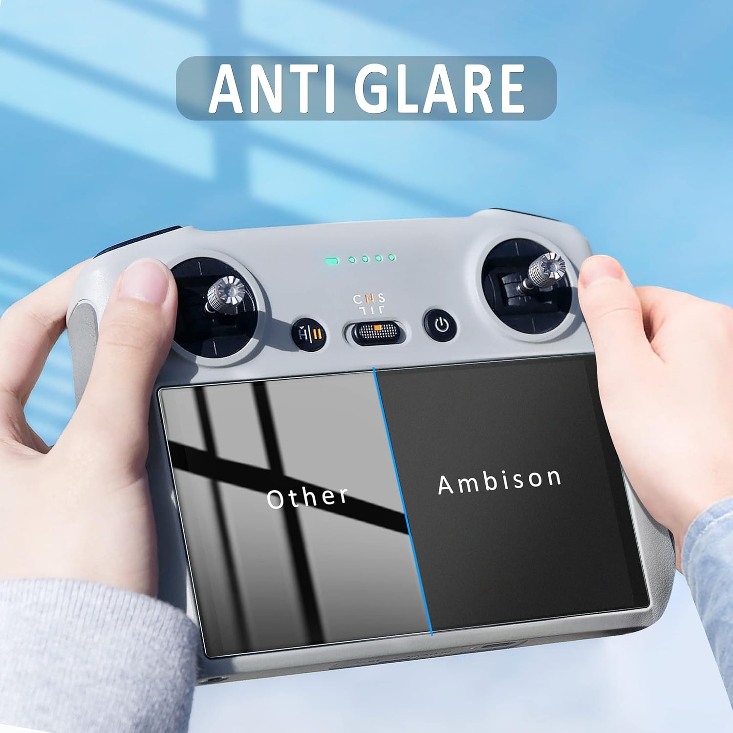 Ambison [2 Pack] DJI Mini 4 Pro Matte Glass Screen Protector,...