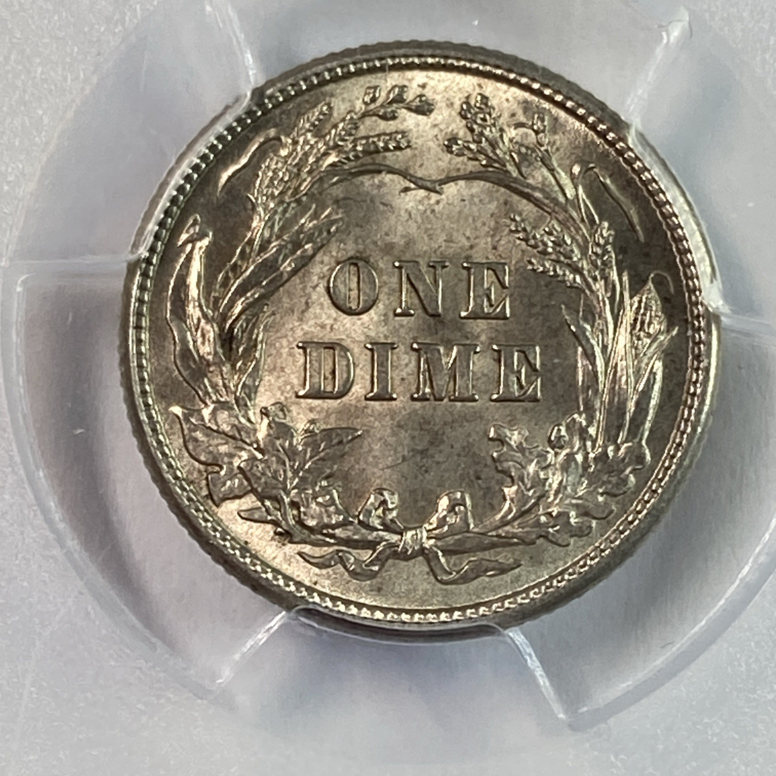 1910 Barber Dime 10c PCGS MS63 Sharp Strike Nice Luster Bright White