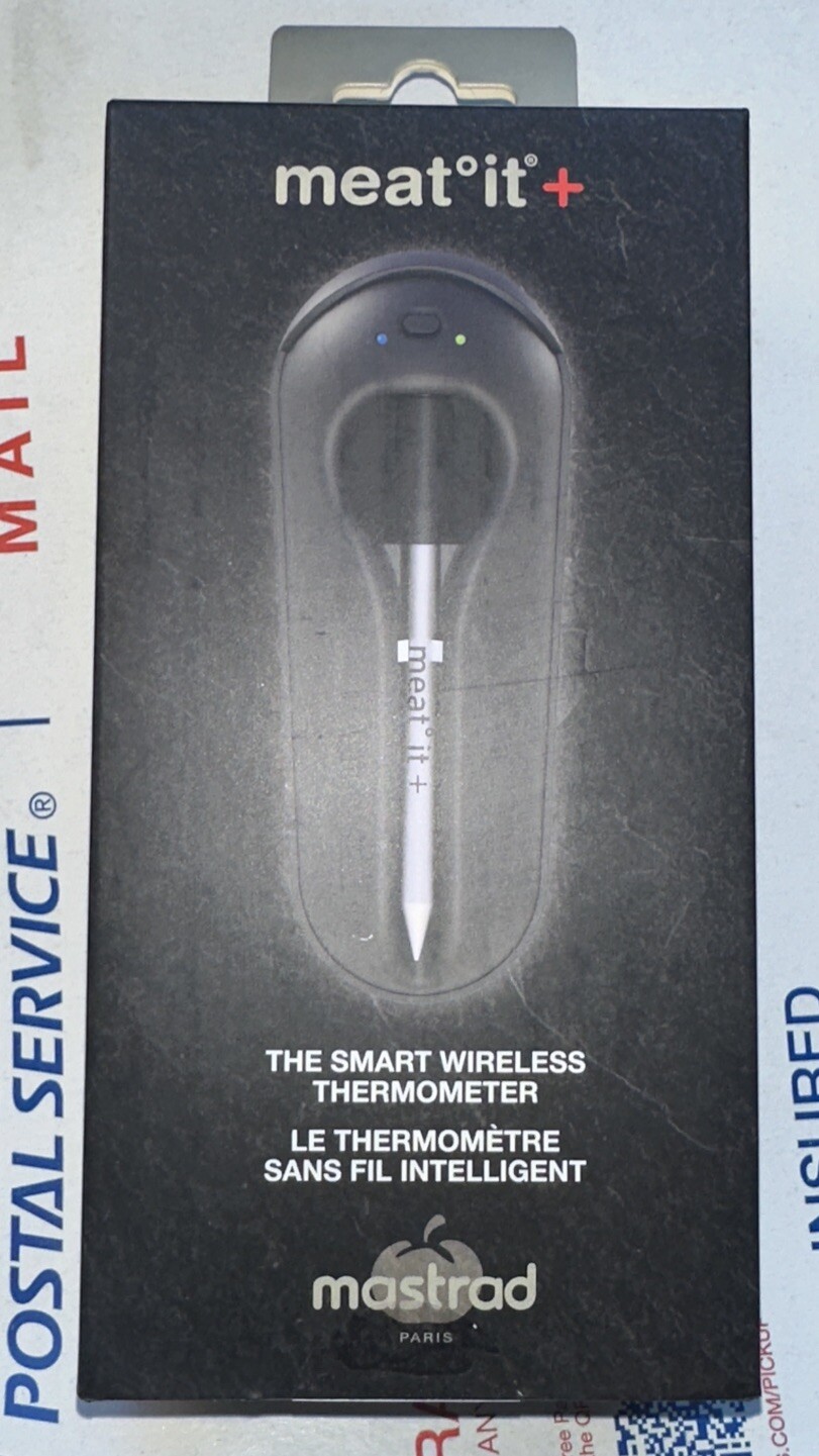 Mastrad Meat it Plus + Bluetooth Kitchen Probe Baking Thermometer Oven NEW