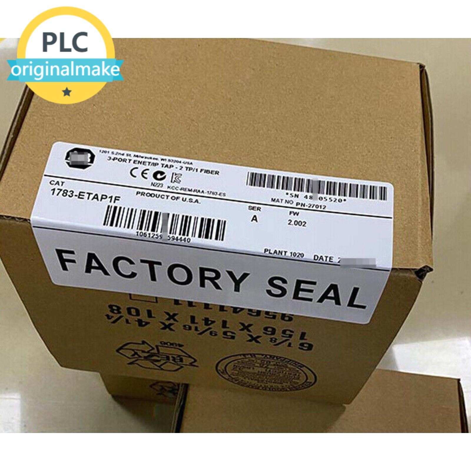 Allen-Bradley 1783-ETAP1F 3-PORT ENET/IP TAP - 2 TP/1 FIBER AB US Free Tax