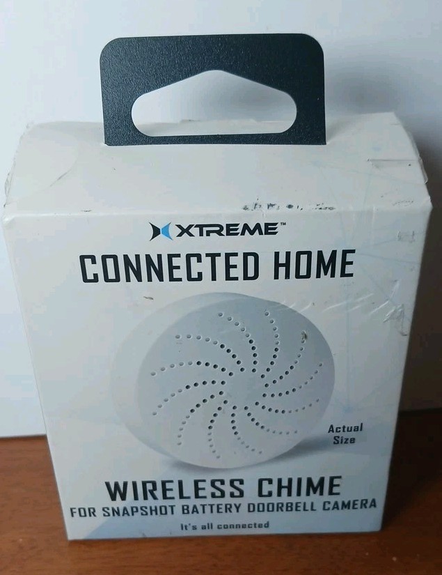 Xtreme Wireless Chime Snapshot Battery Doorbell Camera USB 16 Ringtones