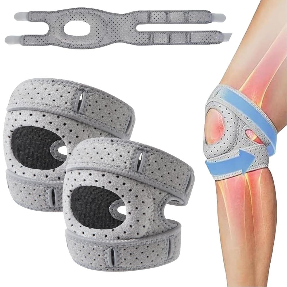 Knee Brace Support Adjustable Neoprene Patella Stabilizing Compression Straps