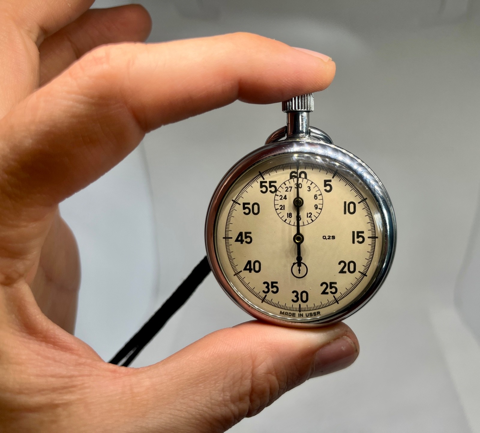 Soviet stopwatch with original box