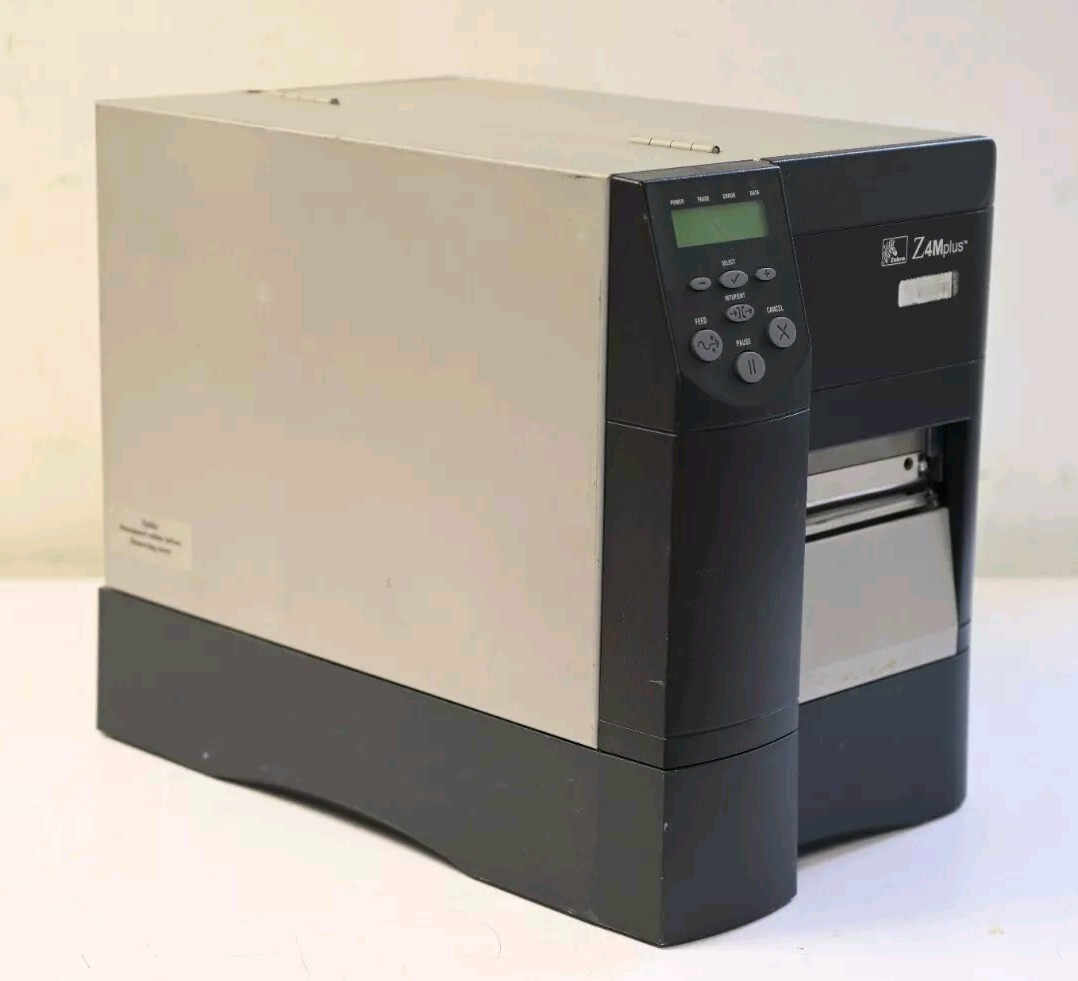Zebra Label Printer Z4M Thermal Printer/Cutter/Parallel Serial Z4M00-2001-0000