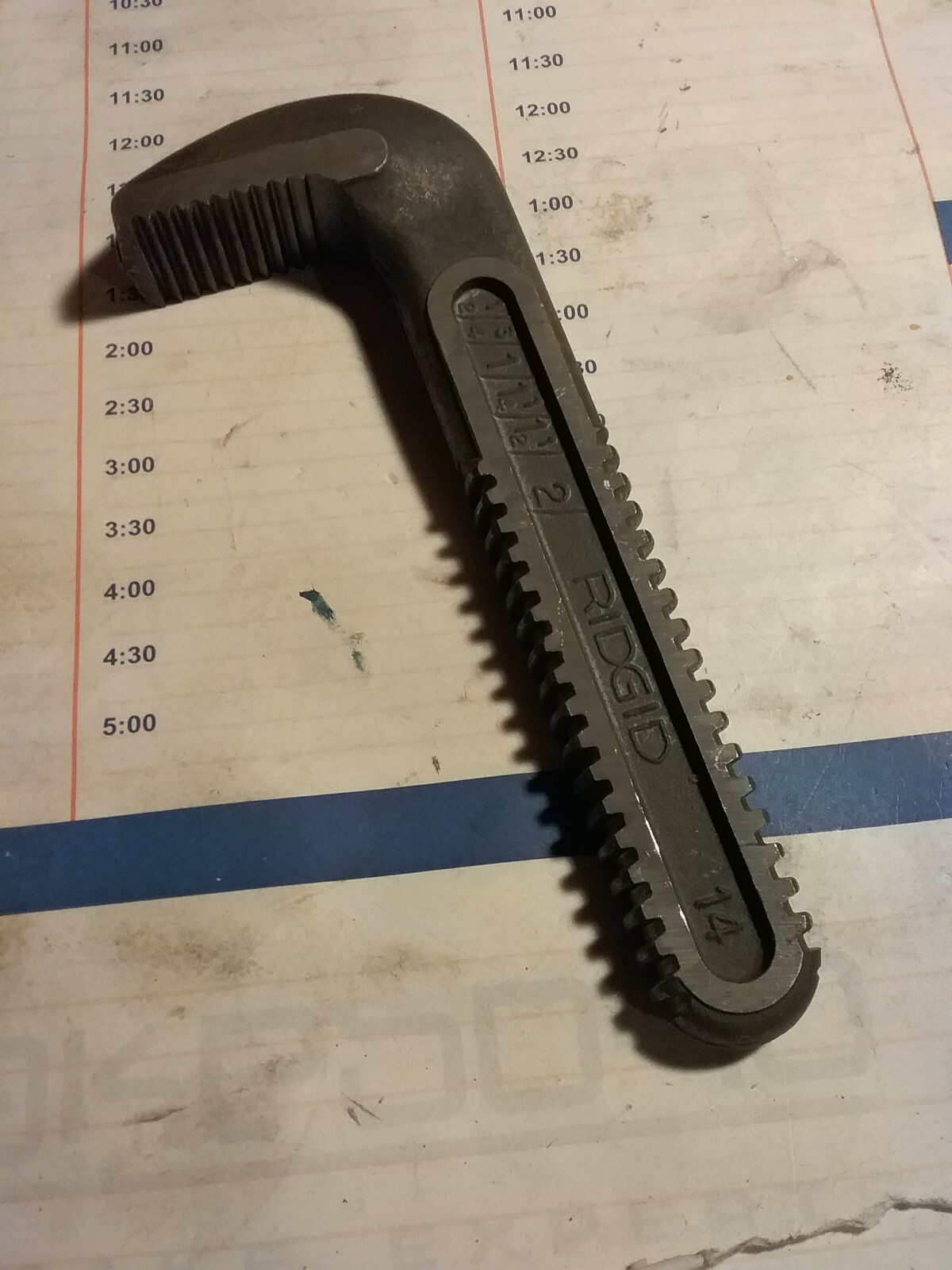 Ridgid 31655 OEM Replacement 14" Hook Jaw NEW