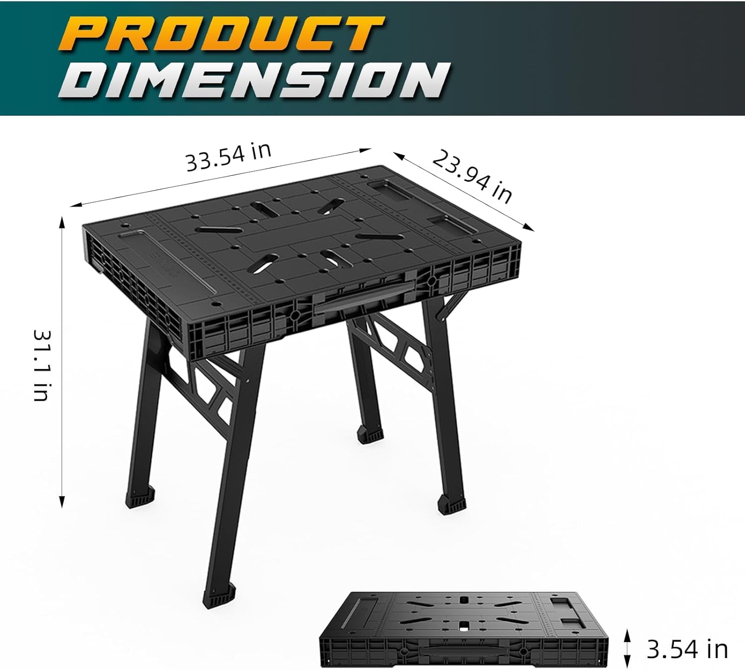 Express Folding Work Table, Easy Setup Portable Folding Work Table & Portable Fo