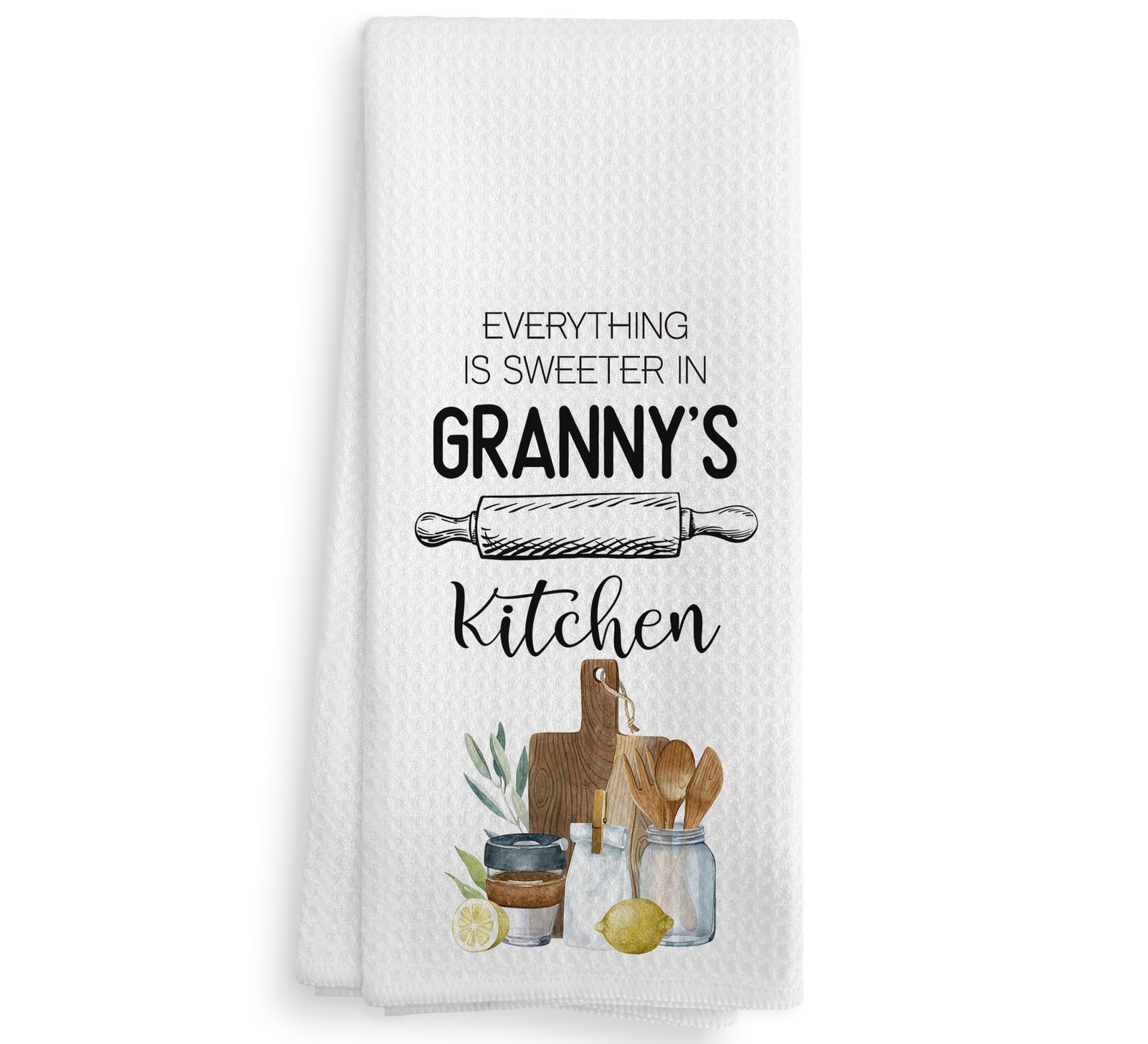 Granny's Kitchen Towels and Dishcloths Granny Gifts Grandma Gifts Gifts for G...