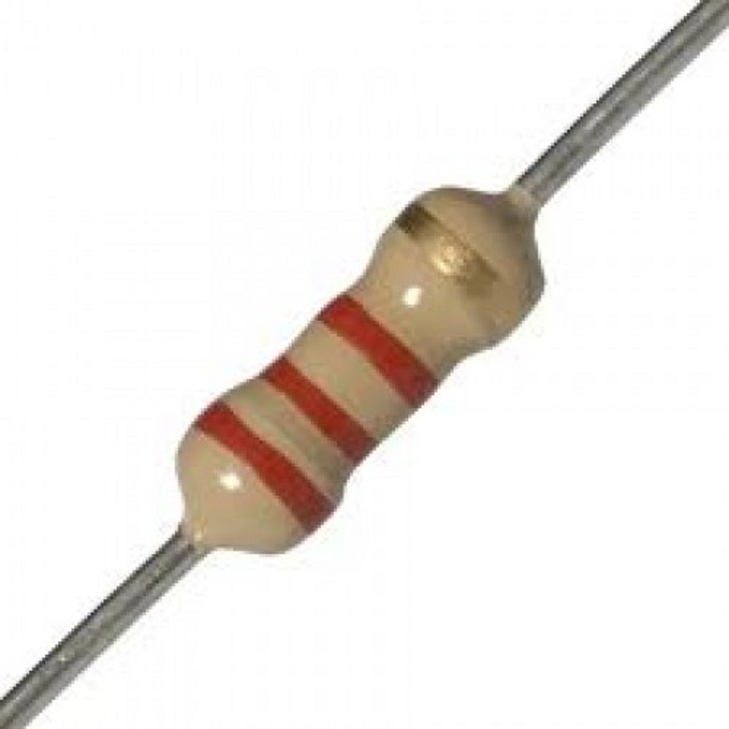 ASJ Carbon Film Resistor Through Hole 2.2K ohm 5% 1/4W 250MW - ORIGINAL OEM
