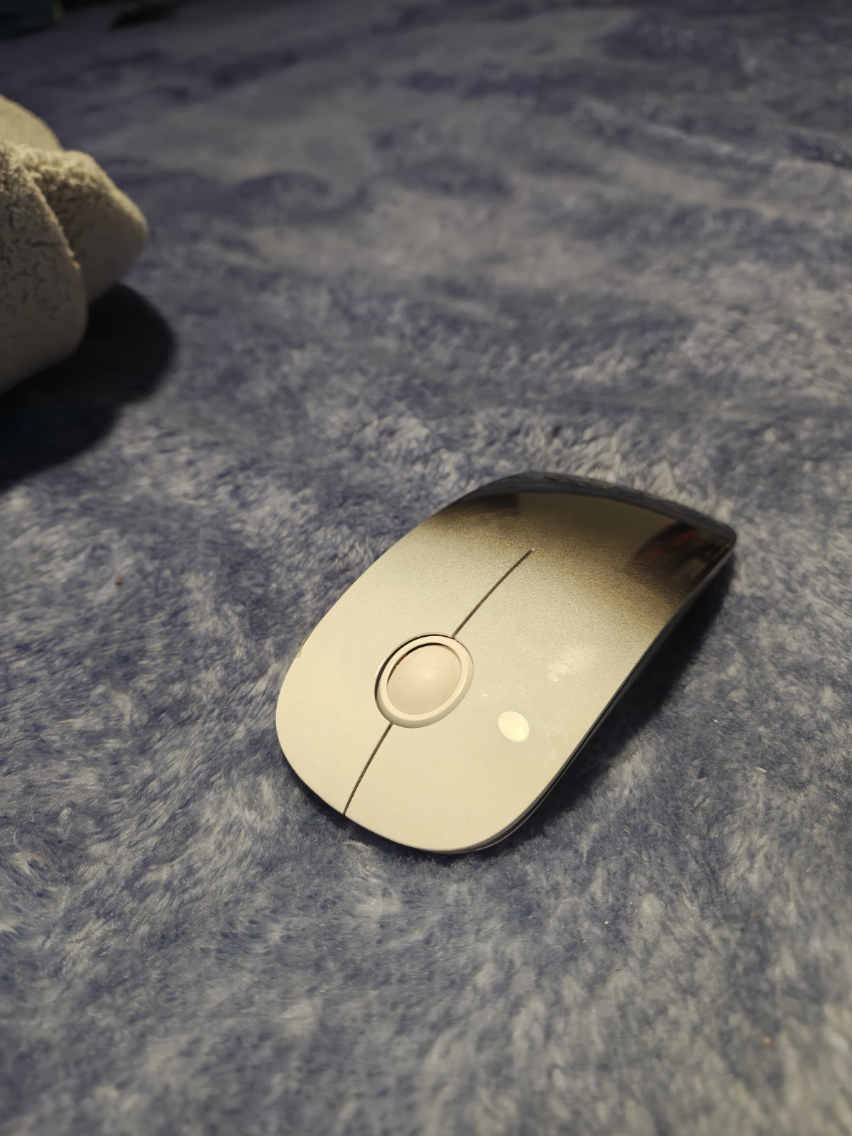 RAPIQUE R306 Wireless Bluetooth/USB Optical Mouse 1600 DPI 4-Button Silver