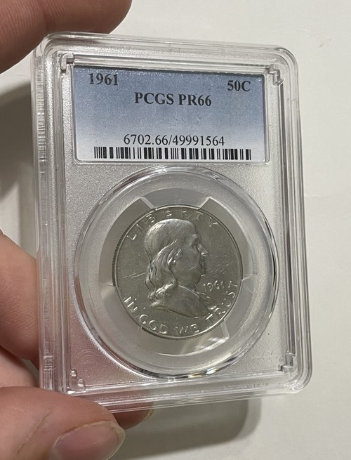 U.S. - 1961 Silver Franklin Half Dollar (PCGS PR 66)