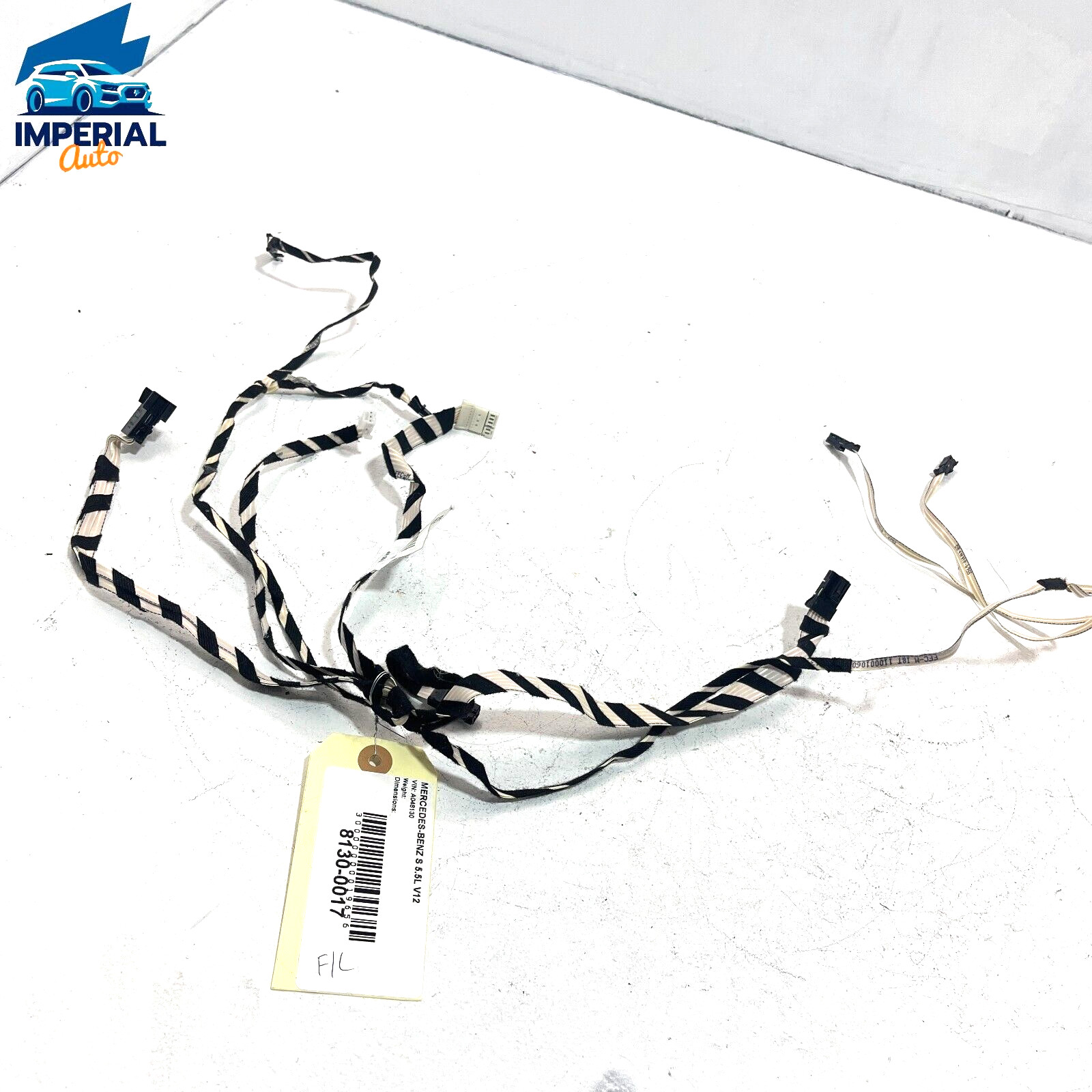 2007-2009 Mercedes S550 S600 AMG Front Left or Right Door Harness Wiring OEM