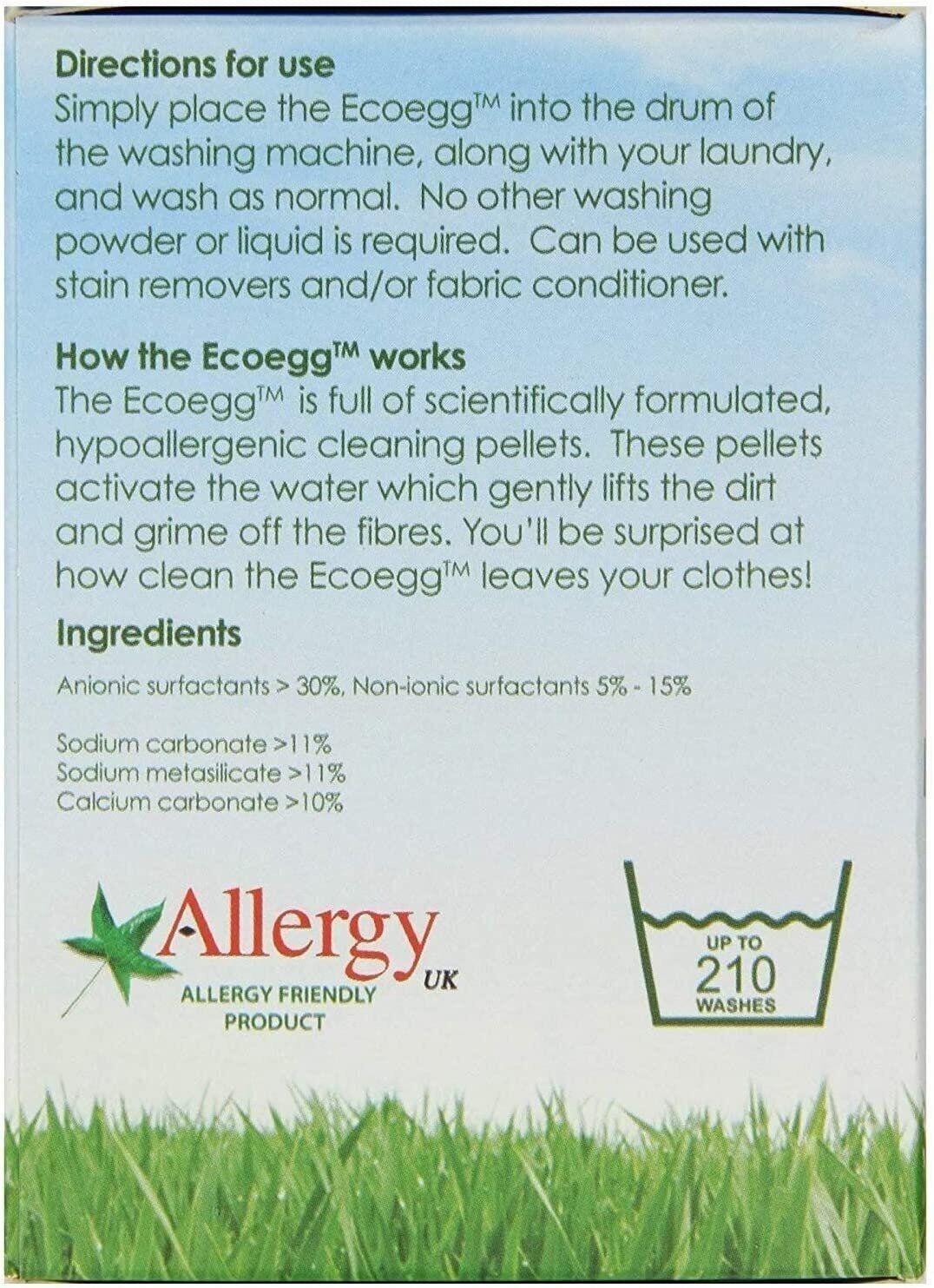 Ecoegg Laundry Egg SPRING BLOSSOM 210 Loads, Replaces Wash Detergent