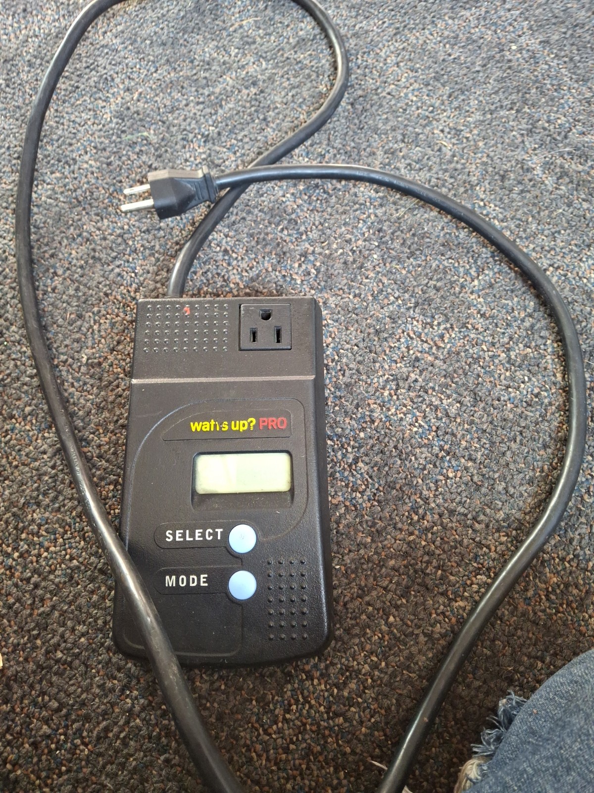 Watts Up? Pro Black Portable 120VAC-60Hz Electricity Wattage Consumption Meter